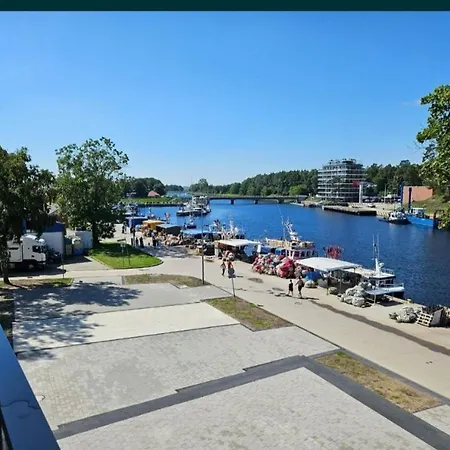 公寓 Z Widokiem Na Morze I Port